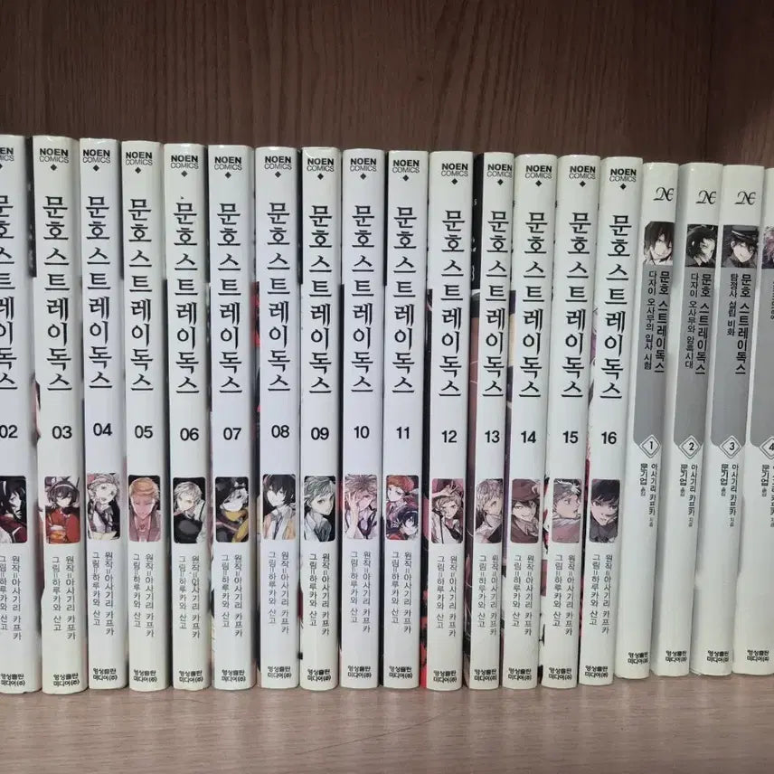[BUNJANG] Bungo Stray Dogs Manga Volumes 1-16 & Beast Volumes 1-5 Set / 문호스트레이독스 문스독 만화책1~16 비스트1~5판매