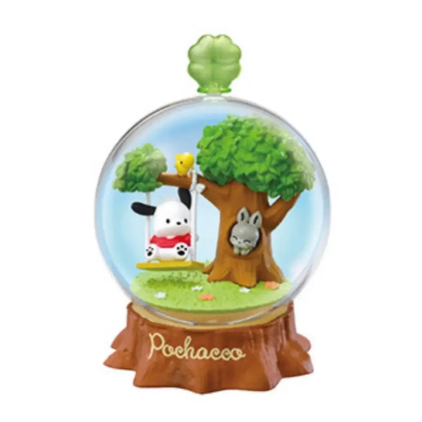 [BUNJANG] Re-Ment Pochacco Terrarium Walking Path Memories Figure #1 / 리멘트 산리오 포차코 테라리움 산책길 메모리즈 파규어 1번