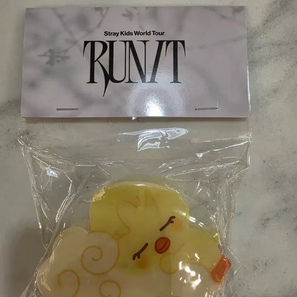 [BUNJANG] Stray Kids Bbokari Acrylic Hair Clip - RUN IT / 스트레이키즈 뽁아리 헤어 집게핀 HAIR CLIP - RUN IT