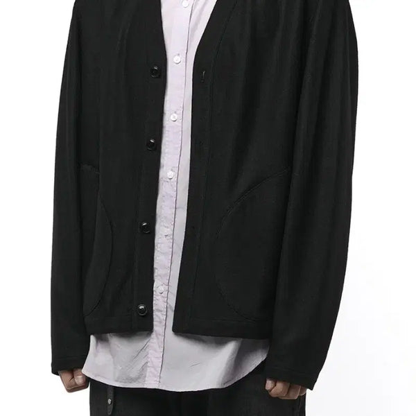 [BUNJANG] Years Ago Structured Milled Wool Cardigan / 이얼즈어고 울 가디건