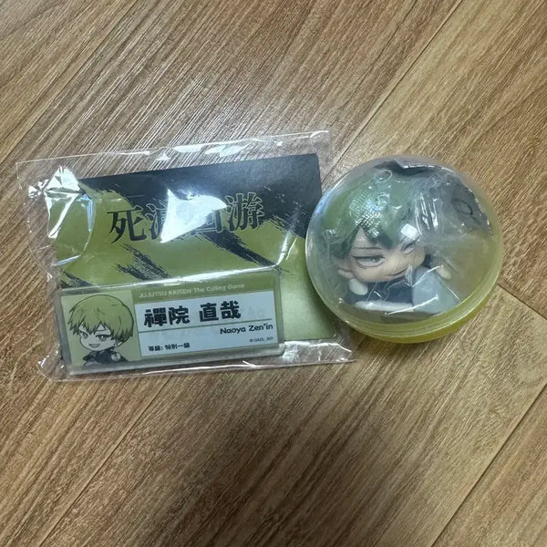 [BUNJANG] Jujutsu Kaisen Naoya Name Tag & Onemutan Gacha Bundle (Sealed) / 미개봉/일괄) 주술회전 팬베이스 팝업 나오야 네임택 명찰+나오야 오네무탄 가챠