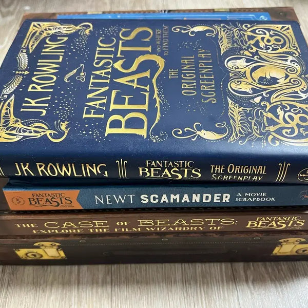 [BUNJANG] Fantastic Beasts Original Screenplay Newt Scamander Movie Scrapbook Set / 신비한 동물사전 오리지널 각본집 뉴트 스캐맨더 무비 스크랩북 세트