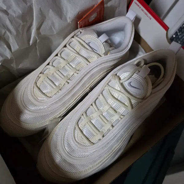 [BUNJANG] Nike Air Max 97 Triple White Wolf Grey / [265] 나이키 에어맥스 97 트리플 화이트 울프 그레이 [새상품]
