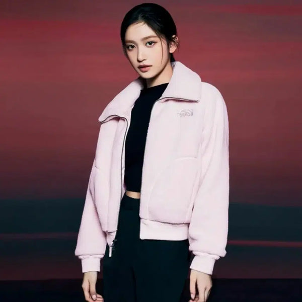 [BUNJANG] The North Face Women's Woolly Fleece Bomber Jacket NJ4FP90C / 노스페이스 눕시 NJ4FP90C 여성 울리 플리스 봄버