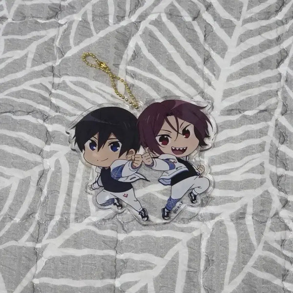 [BUNJANG] Free! Haruka & Rin Acrylic Keychain / Free! 프리 아크릴 키링 하루카 린