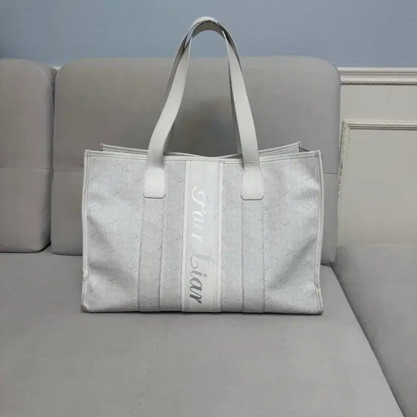 [BUNJANG] FARRAY White Boston Bag Tote Bag / 페어라이어 화이트 빅토트백 보스턴백 매장정품