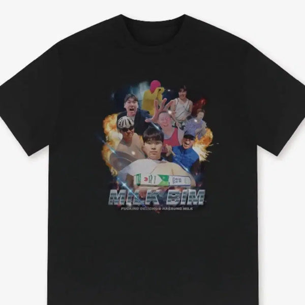 [BUNJANG] Hotsauce Haesung Milkbeam T-Shirt / 핫소스 해성이 밀크빔 티셔츠