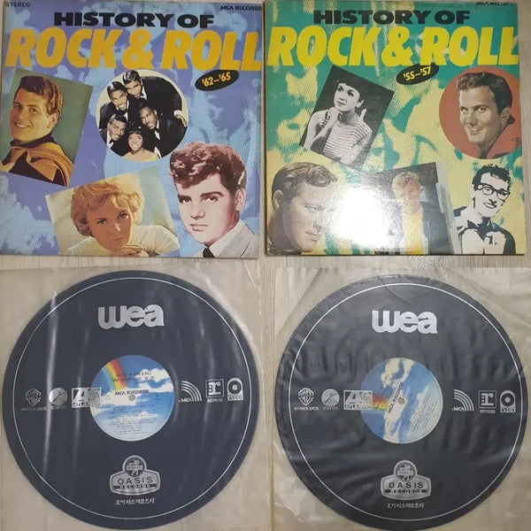 [BUNJANG] History of Rock & Roll LP (1955-1957 / 1962-1965) Vinyl Record Set / History of Rock & Roll LP 55-57 / 62-65 LP 음반 2장