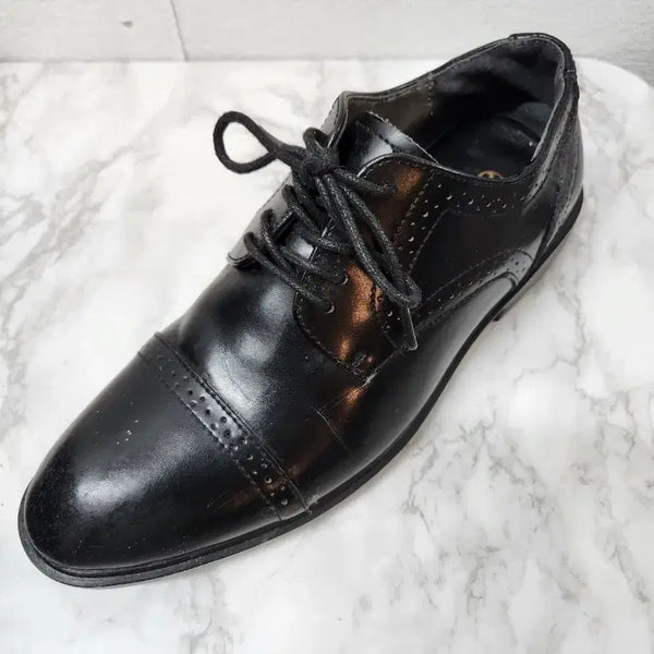 [BUNJANG] Galante Men's Black Oxford Shoes - Size 245 / 갈란테 남성 옥스포드 구두 블랙 245