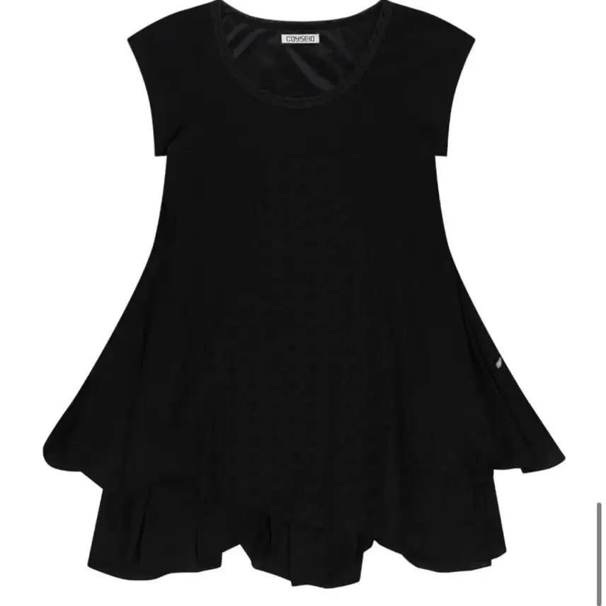 [BUNJANG] Koiseio Flower Pattern One-Piece Dress Black / 코이세이오 플라워 원피스 블랙