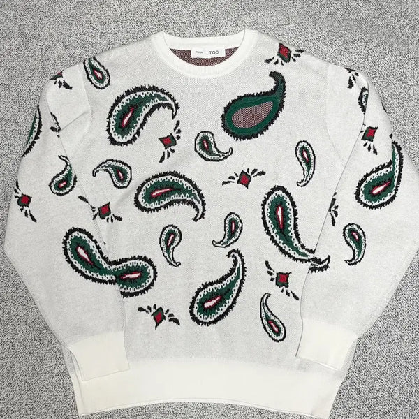 [BUNJANG] TOGA TOO Paisley Jacquard Knit Pullover XL / XL)TOGA TOO 토가 페이즐리 자카드 니트 풀오버 새상품