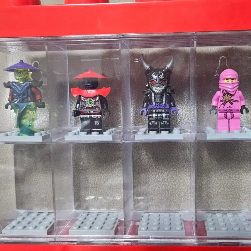 [BUNJANG] LEGO Ninjago Figures Set (4 Types with Container) / 레고 닌자고 피규어 4종(통 포함)