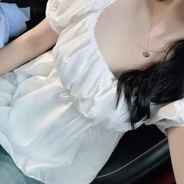 [BUNJANG] Frill Blouse / 프릴 블라우스