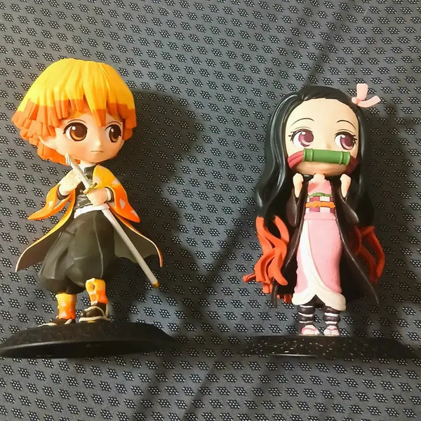 [BUNJANG] Q posket Nezuko Kamado & Zenitsu Agatsuma Bundle Set / 일괄)카마도 네즈코 아가츠마 젠이츠 큐포스켓 판매