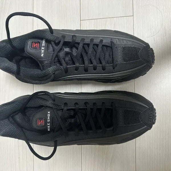 [BUNJANG] Nike Shox R4 Black Bright Crimson / 나이키 샥스 R4 블랙 브라이트 크림슨 (270)