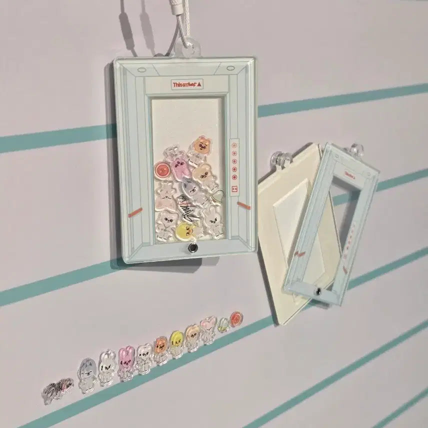 [BUNJANG] Stray Kids This & That Popup Offline Exclusive DIY Shaker Keychain / 스트레이키즈 스키주 this&that 팝업 오프라인 전용 DIY 쉐이커 키링