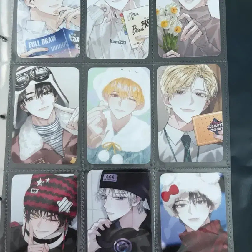 [BUNJANG] Demuth Winter Illustration Photocard 9-Type Set / 데못죽 9종 겨울 포카
