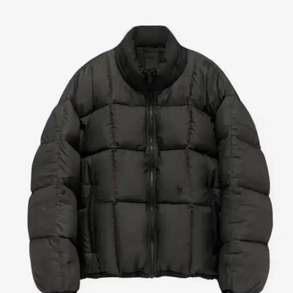 [BUNJANG] Politeu Patch Down Dark Charcoal Size 3 / 폴리테루 패치드 집 다운 다크 차콜 3사이즈