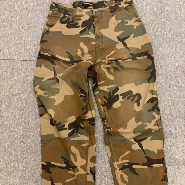 [BUNJANG] WEGO Camouflage Cotton Pants / 2) 뤡코즈 카모팬츠