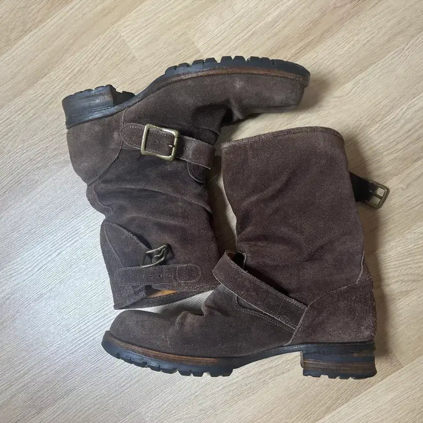 [BUNJANG] Mihara Yasuhiro Suede Engine Boots 260 / 미하라 야스히로 스웨이드 엔진부츠