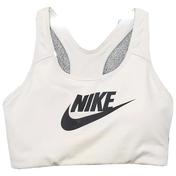 [BUNJANG] Nike Printing White Functional Training Sports Bra Sleeveless L / 나이키 프린팅 화이트 기능성 트레이닝 브라탑 민소매 나시 L