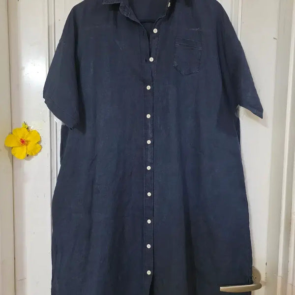 [BUNJANG] 100% Linen Long Dress / 여름 시원한 고급스러운 디자인이쁜  마 린넨 100 롱원피스 빅사이즈