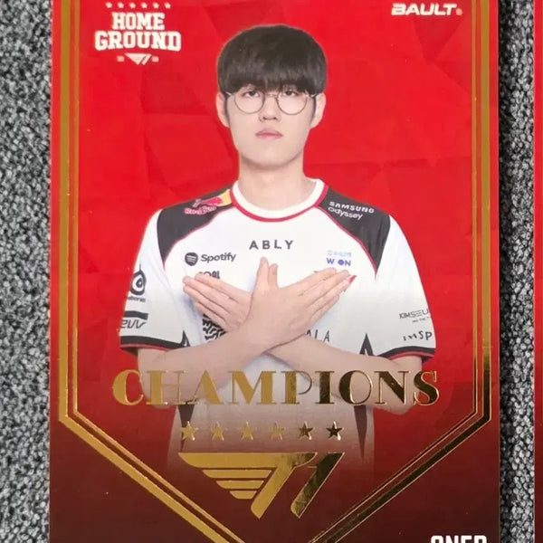 [BUNJANG] T1 Oner Bault Champion Card Homeground Edition / 오너 챔피언스 카드T1 홈그라운드 에디션 티원 Bault Oner 현준