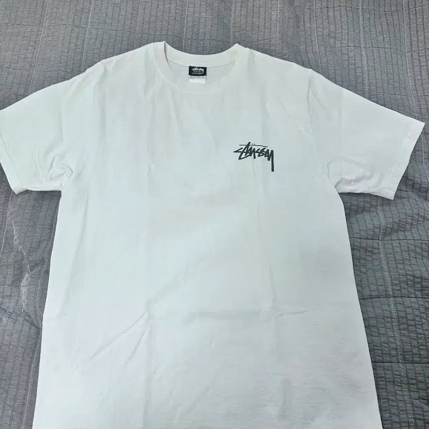 [BUNJANG] Stussy Dice Graphic Short Sleeve T-Shirt White M / 스투시 주사위 반팔티 화이트 M