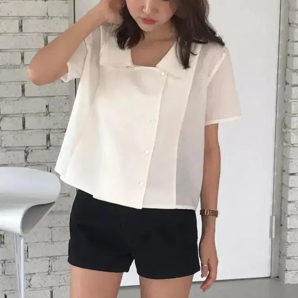 [BUNJANG] CodeU Tanat Mint Blouse Free Size / 코드유(codeu) 타낫 민트 블라우스 프리사이즈 새상품