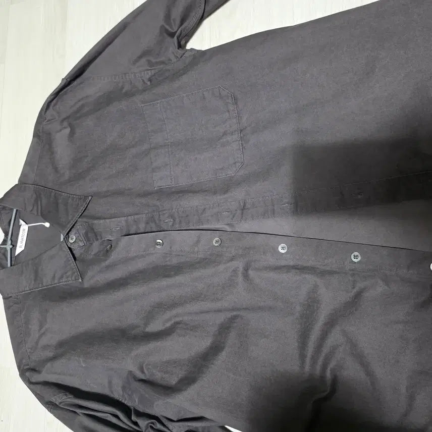 [BUNJANG] Blank Room Peach Dyeing Shirt Grey, Size 2 / [2] 블랭크룸 - 피치다잉셔츠 그레이프 [새상품]
