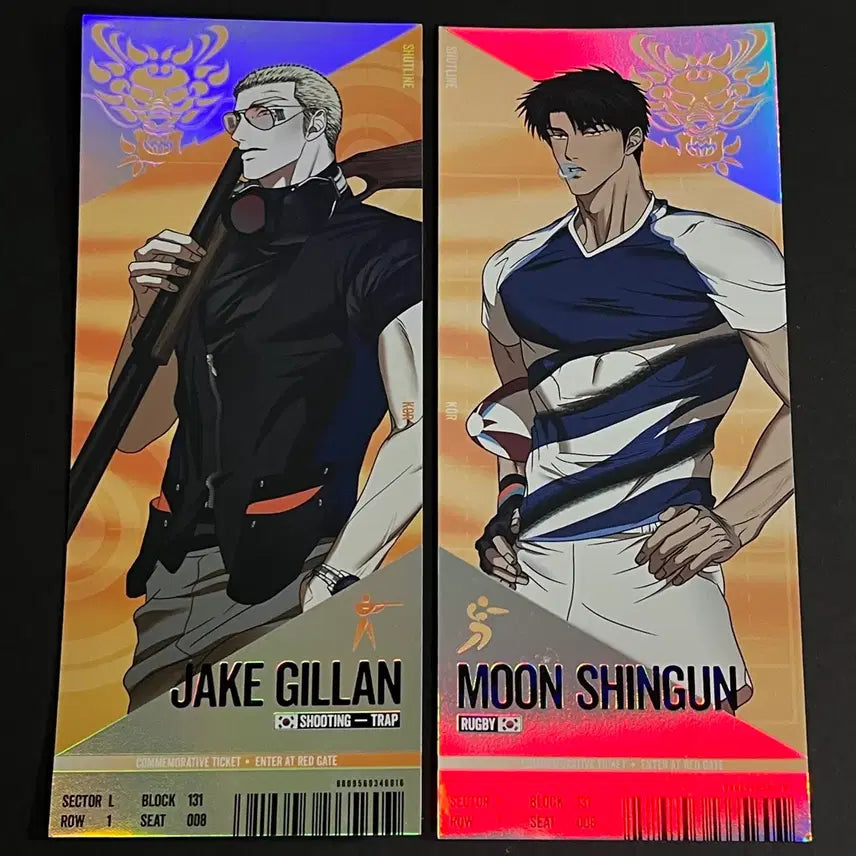 [BUNJANG] Team Rezin Jake Shin Ryuin Gyeongi Ticket Bundle Set / 팀레진 경기 티켓 셔트라인 제이크 문신건 일괄