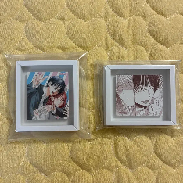 [BUNJANG] Spring Storm and Monster Illustration Frame Magnet Set (2 Types, Sealed) / (2종일괄/미개봉)봄의폭풍과몬스터 일러스트 액자 마그넷
