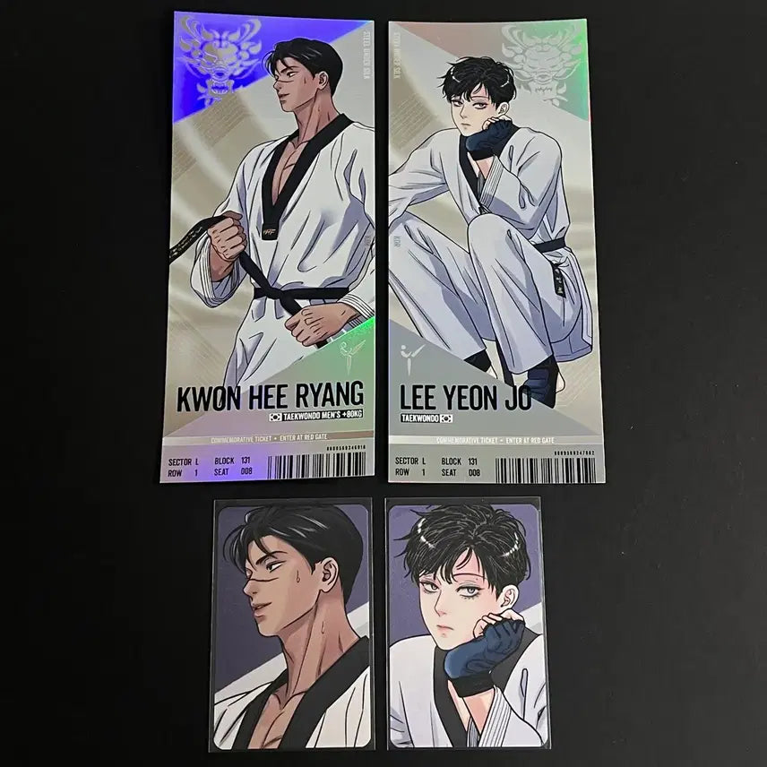 [BUNJANG] Team Rejin "Sword and Flower" Play Ticket Bundle Set / 팀레진 경기 티켓 칼과 꽃 권희량 이연조 일괄