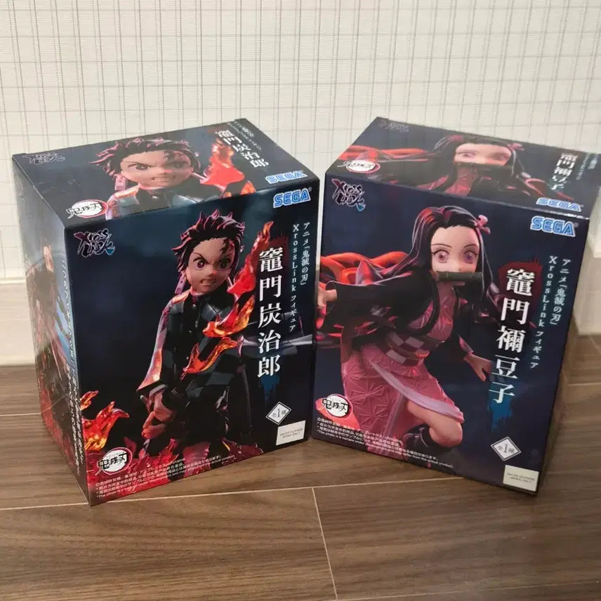 [BUNJANG] Demon Slayer Tanjiro & Nezuko Sega Figure (Sealed) / [미개봉] 귀멸의 칼날 세가 피규어 탄지로&네즈코 피규어