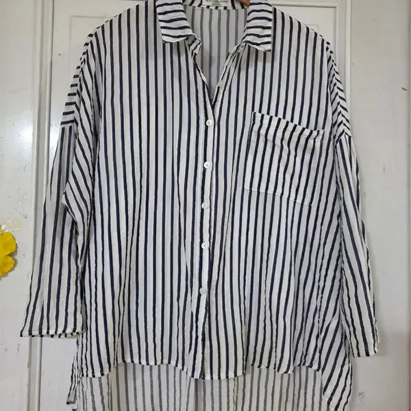 [BUNJANG] Cotton Casual Shirt for Summer/Early Autumn / 여름 초가을  고급스러운  디자인이쁜  면  남방셔츠  깨끗해요