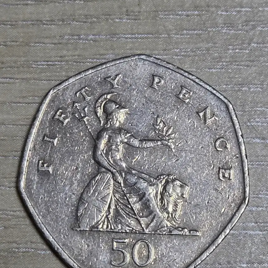 [BUNJANG] 1997 UK 50 Pence Coin / 1997년 영국 50펜스 동전