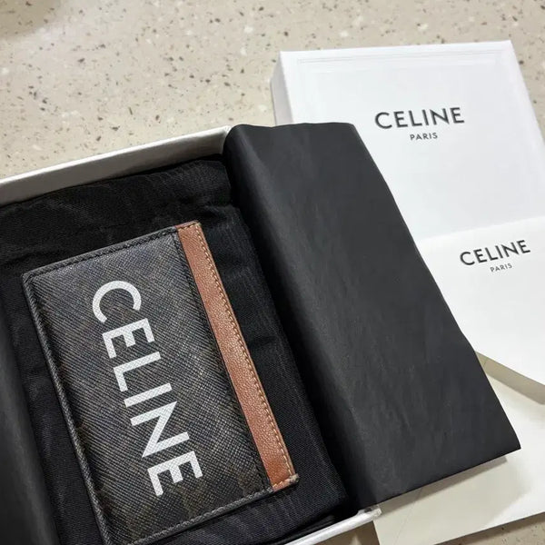 [BUNJANG] Celine Triomphe Canvas Card Holder / [S급/가격내림]셀린느 트리옹프 캔버스 카드지갑