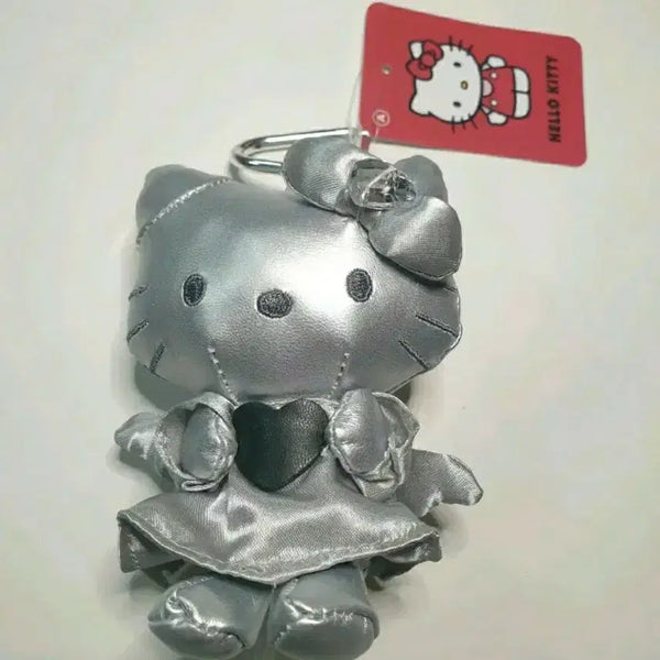 [BUNJANG] Hello Kitty Black Angel Silver Doll Keyring / 헬로키티 블랙엔젤 실버 인형 키링(8월까지만판매)