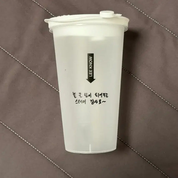 [BUNJANG] Stray Kids THIS MEANS THAT Reusable Cup Lee Know / 스트레이키즈 디스앤댓 팝업 리블유저컵 리노