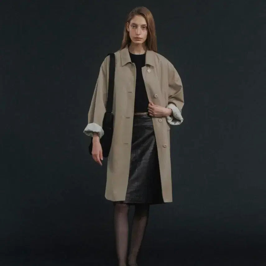 [BUNJANG] Nothing Written Single Trench Coat / 낫띵리튼 싱글 트렌치 코트