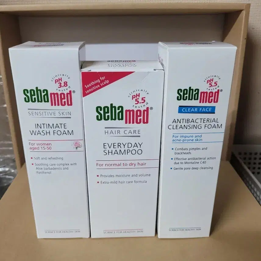 [BUNJANG] Sebamed 3-Piece Set / 세바메드 3종 새상품 입니다.