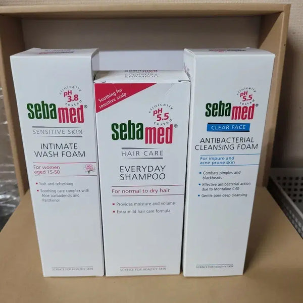[BUNJANG] Sebamed 3-Piece Set / 세바메드 3종 새상품 입니다.