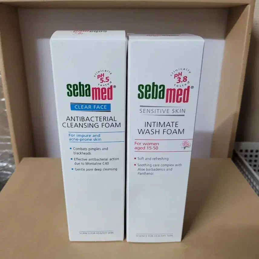 [BUNJANG] Sebamed 2-Item Cleanser Set / 세바메드 2종 새상품입니다.