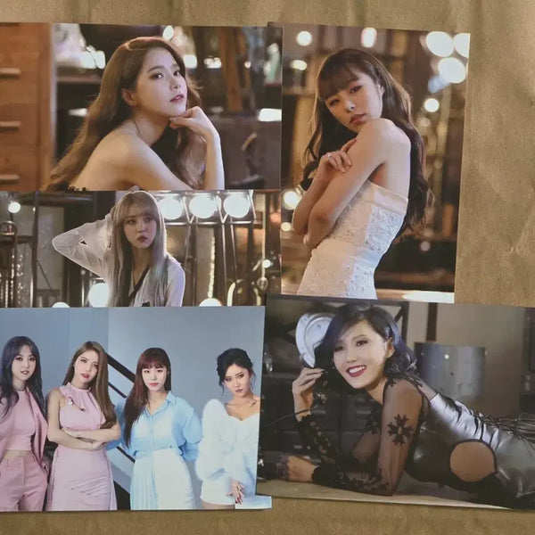 [BUNJANG] Mamamoo Decalcomanie Studio Postcard Set (5 Types) Bundle Set / 마마무 데칼코마니 공방 엽서 5종 일괄