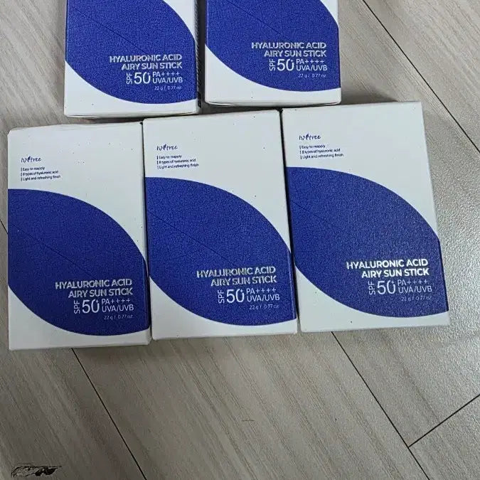 [BUNJANG] Isntree Hyaluronic Acid Airy Sunstick Bundle Set (Sealed) / (미개봉)이즈앤트리 에어리 선스틱(5개일괄)