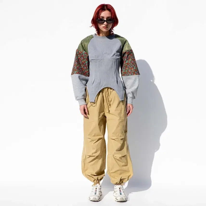 [BUNJANG] Andersson Bell Rosette Fabric MA-1 Sweatshirt M / 앤더슨벨 로제 패브릭 MA-1 맨투맨 m