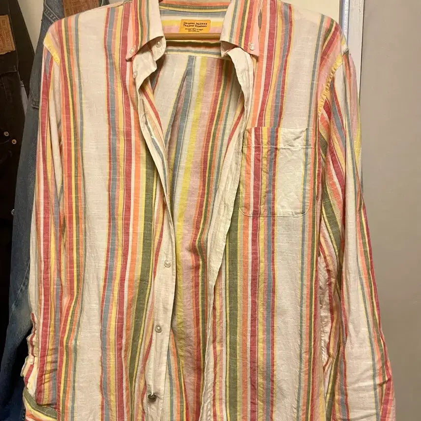 [BUNJANG] Original Madras Trading Company Button-Down Shirt / ORIGINAL MADRAS TRADING COMPANY 버튼다운 셔츠