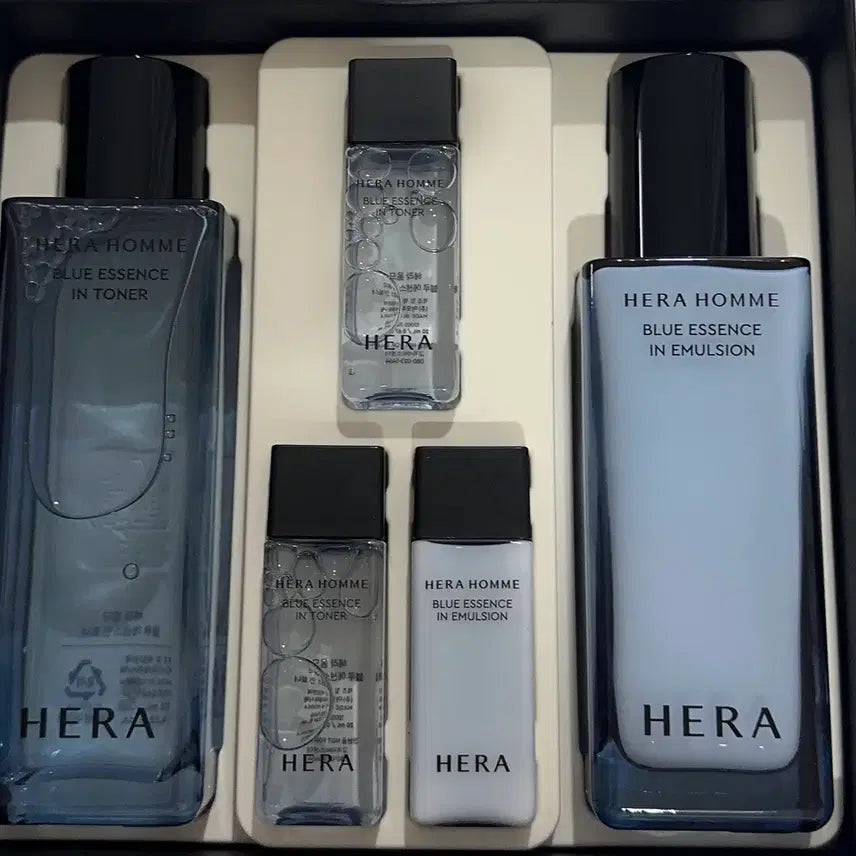 [BUNJANG] Hera Homme Blue Essence Set (Toner + Emulsion) / 헤라 옴므 블루에센스 2종 기획세트 (토너+에멀전)