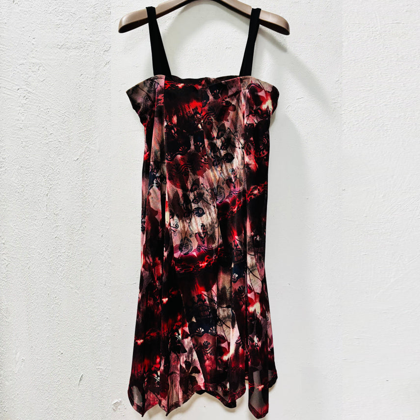 [BUNJANG] Abstract Graphic Sleeveless Dress / 추상 그래픽 나시 원피스