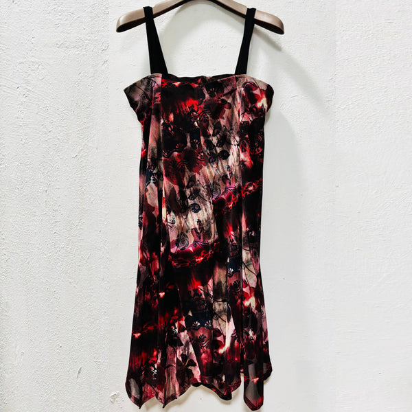 [BUNJANG] Abstract Graphic Sleeveless Dress / 추상 그래픽 나시 원피스